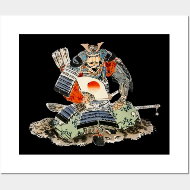 Samurai warrior Wall Art by Rakos_merch